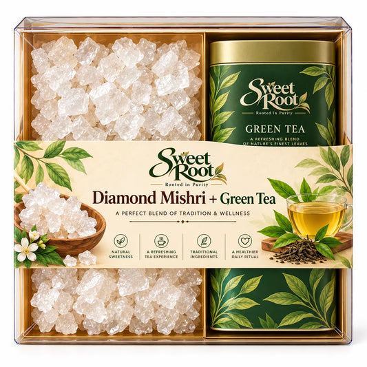 Diamond Mishri + Green Tea
